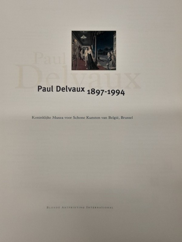 Catalogus: Paul Delvaux 1897-1994