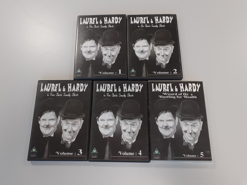 5 Laurel & Hardy DVD's (Volume 1-5)