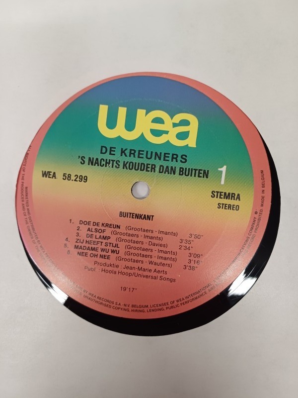 LP de Kreuners 's nachts kouder dan buiten