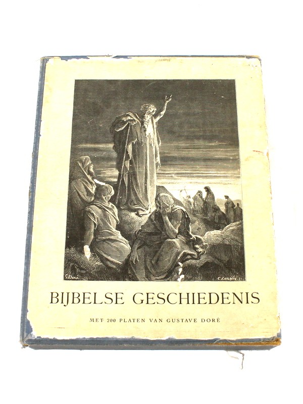 Vintage boek 'Bijbelse geschiedenis' - F. X. M. Schiphorst