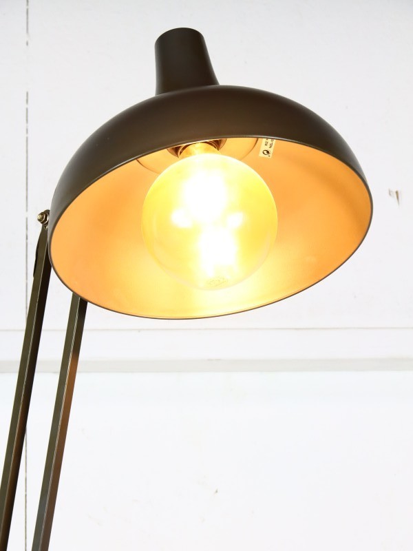 Grote vintage staande vloerlamp