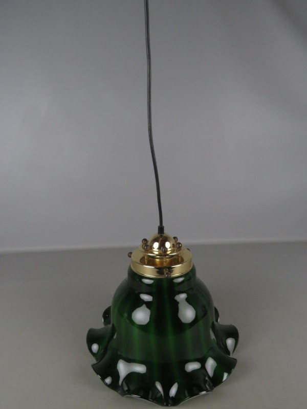 Groene porseleinen design lamp + 1 jaar garantie