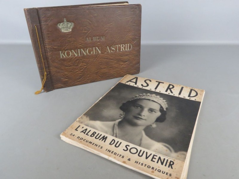 Chromoalbum Koningin Astrid + Astrid souveniers album