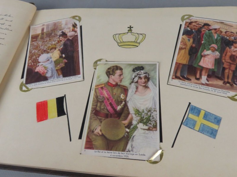 Chromoalbum Koningin Astrid + Astrid souveniers album