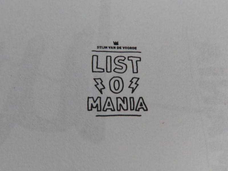 Listomania hardcover boek