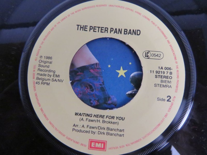 The Peter Pan Band Light my fire vinyl single