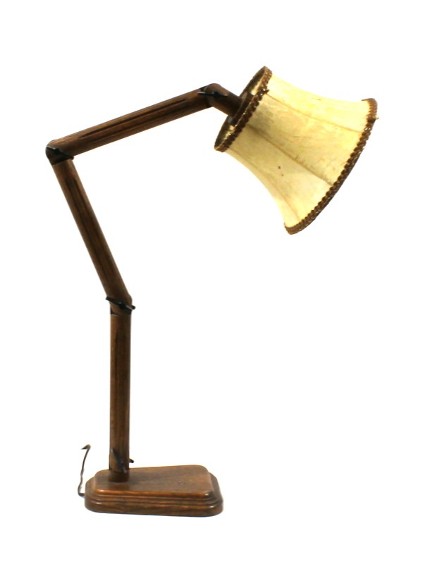 Vintage houten sfeerlamp