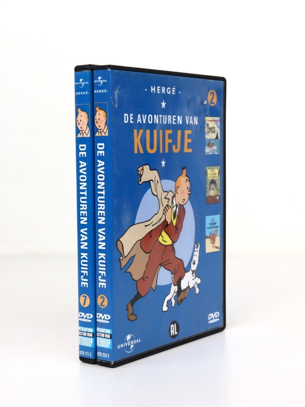 Groot lot van 30 DVD-video's Kuifje - Hergé