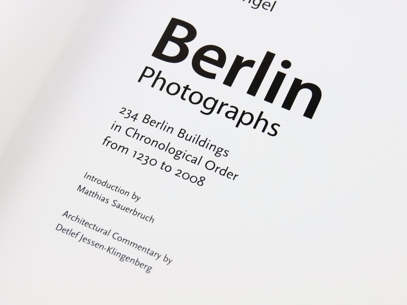 Fotoboek BERLIN door Gerrit Engel - 2009