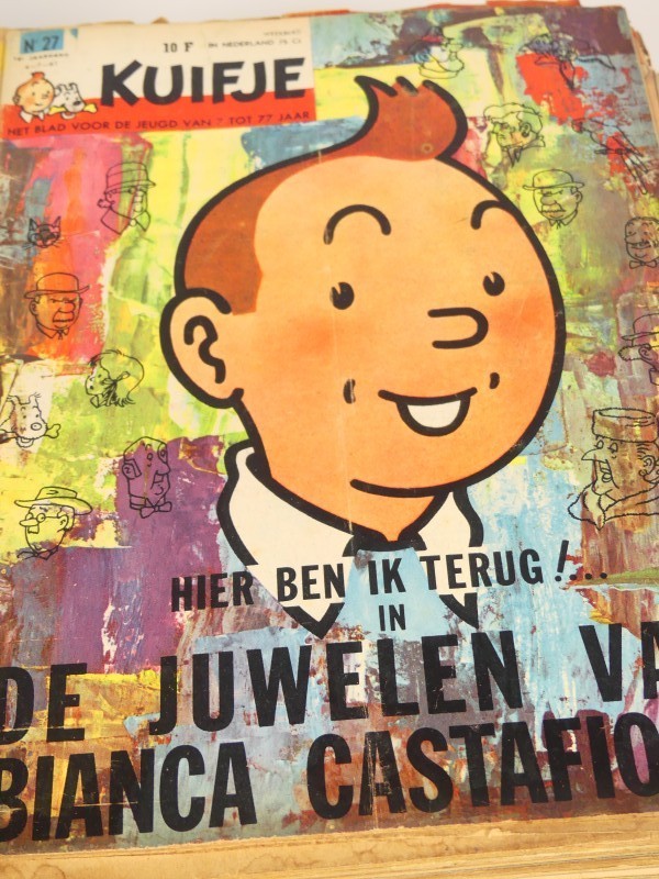 Vintage – weekblad voor jongens Tintin (Kuifje)