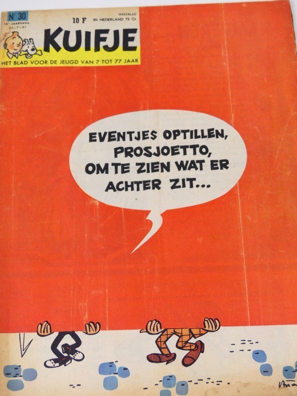 Vintage – weekblad voor jongens Tintin (Kuifje)