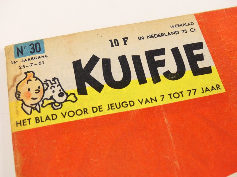 Vintage – weekblad voor jongens Tintin (Kuifje)