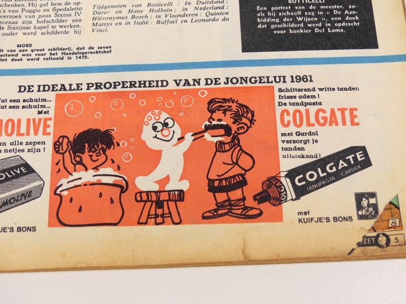 Vintage – weekblad voor jongens Tintin (Kuifje)