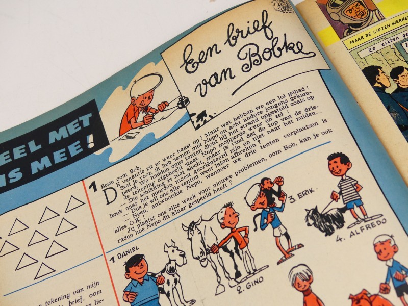 Vintage – weekblad voor jongens Tintin (Kuifje)