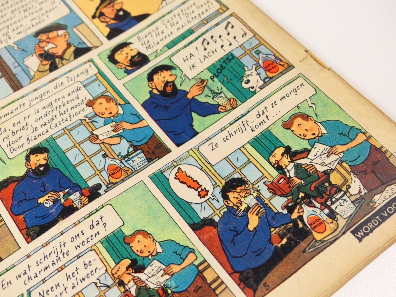 Vintage – weekblad voor jongens Tintin (Kuifje)