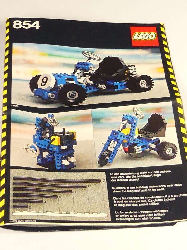 Vintage lego Go-Kart 854