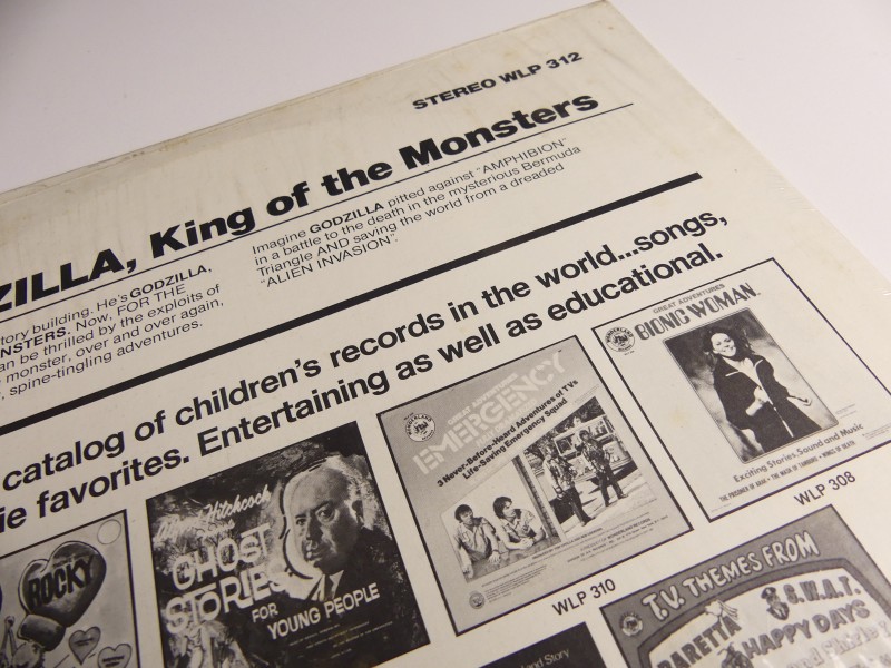 Luister LP Godzilla - King of the Monsters