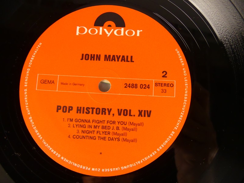 John Mayall – Pop History Vol. 14, Vinyl