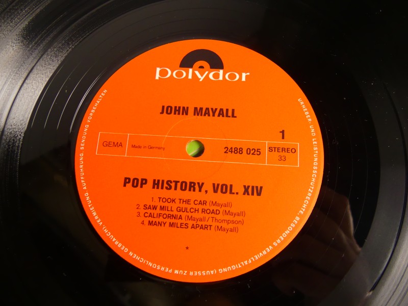 John Mayall – Pop History Vol. 14, Vinyl