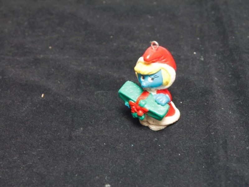 Vintage smurfen in kerstsfeer (Art. 1233)