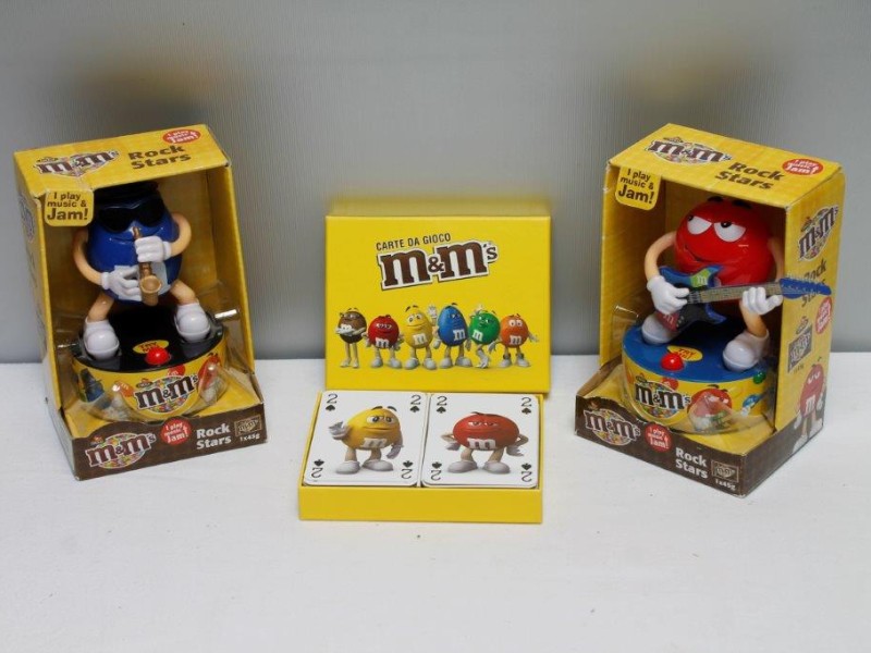 Set M&M's "Rock Stars" en duo speelkaarten M&M's (Art. 1123)