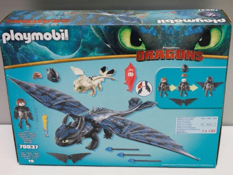 Playmobil Dragons Tandloos en Hikkie met babydraak (Art. 1128)