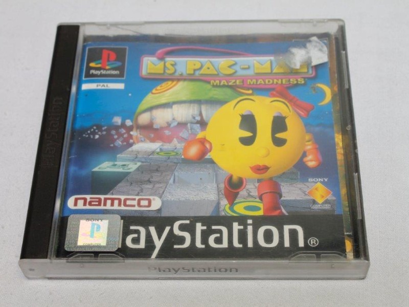 Playstation game "Ms Pac.Man- Maze Madness" (Art. 1135)