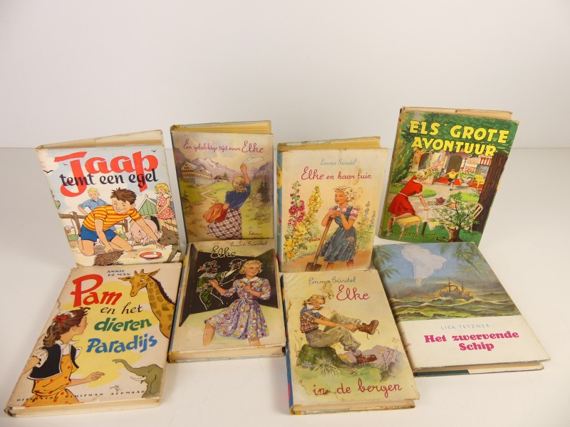 8 vintage kinderboeken