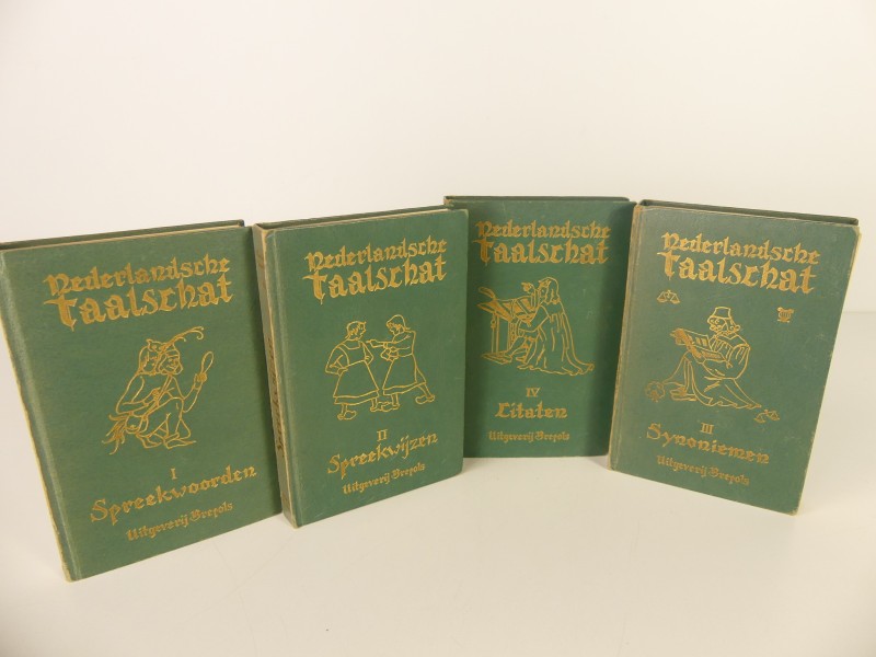 Vierdelige boeken Nederlandsche Taalschat