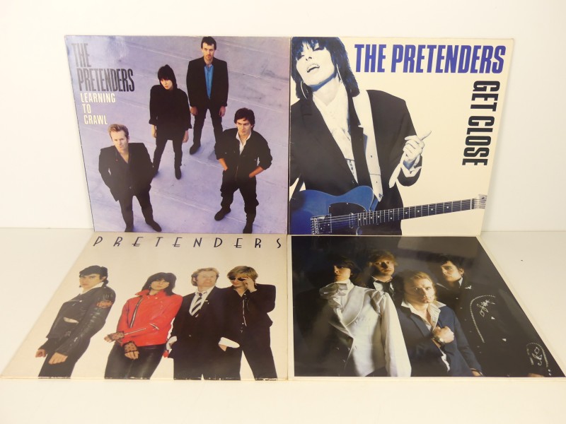 4 LP's van The Pretenders