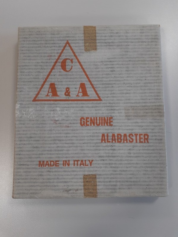 Schaakstukken (albast) made in Italy