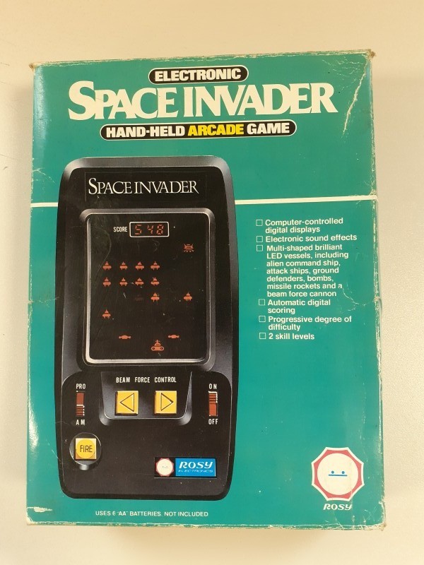 Electronic Space Invader Hand-held arcade game