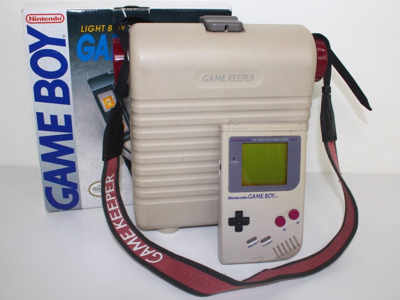 Nintendo Game Boy met Game Keeper opbergdoos