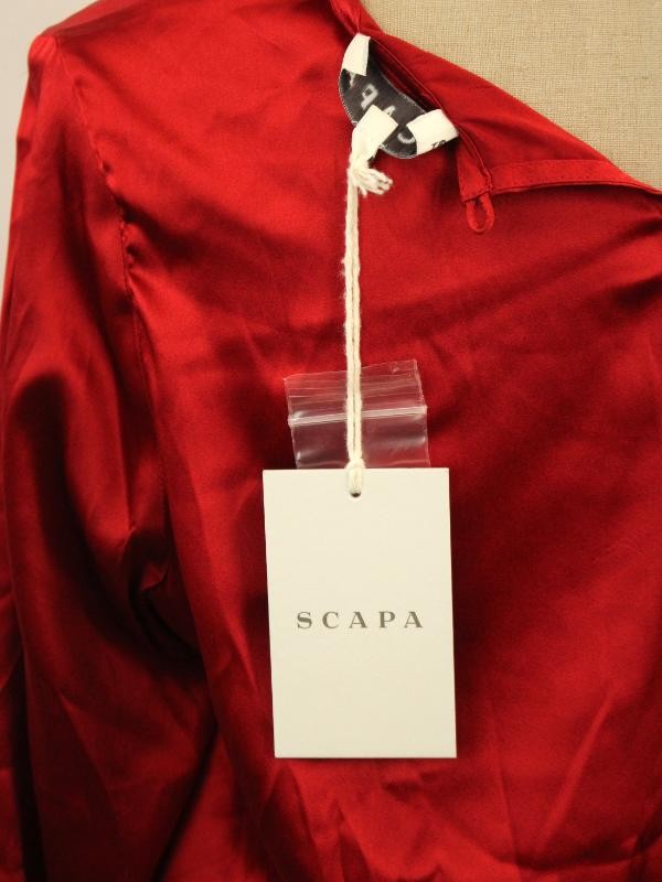 Knappe zijden blouse, gemerkt Scapa - nieuw met label