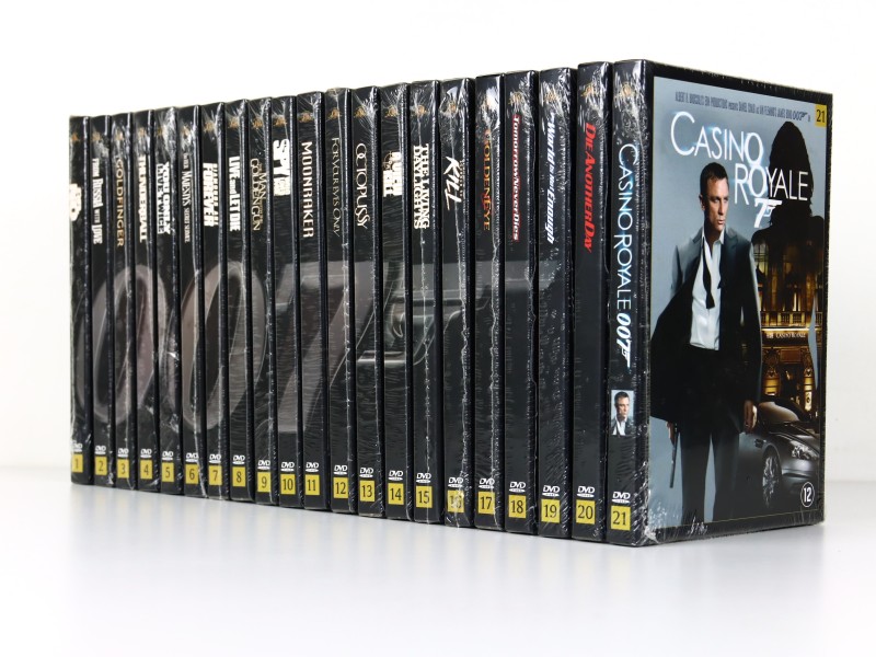 De Ultieme Collectie - 21 DVD's James Bond - HLN