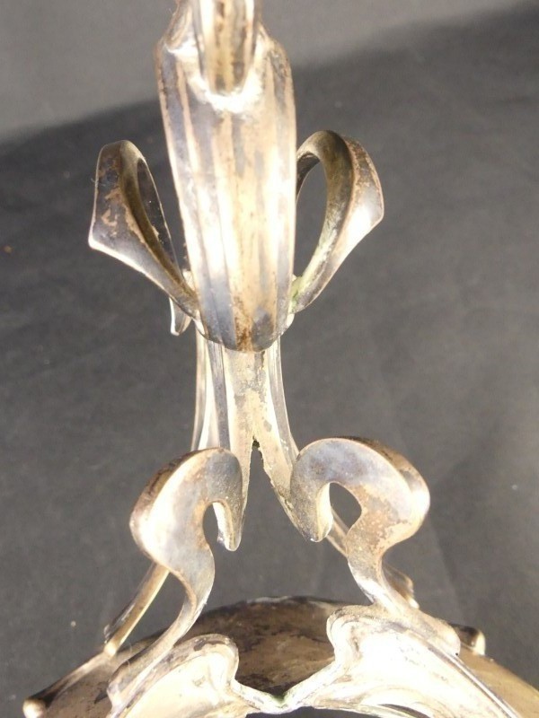 Verzilverde Jardinière - Art-Nouveau - Zilver