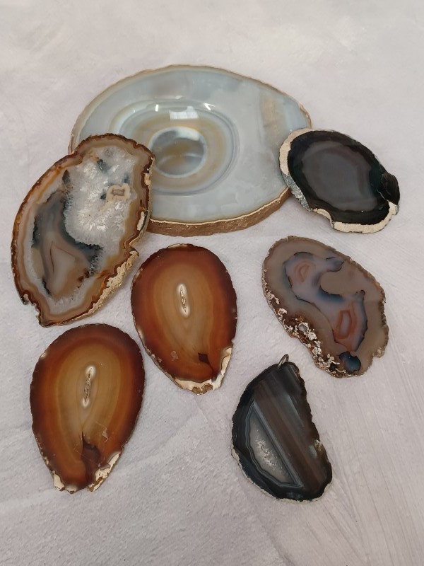 7 Agaat schijven