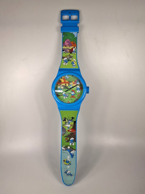 De Smurfen Mega Watch Wandklok