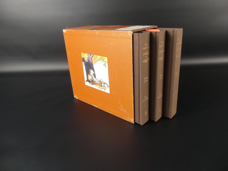 Complete Calvin and Hobbes boekenset.