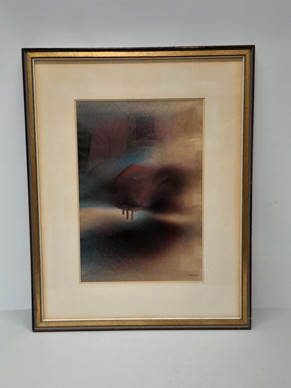 Abstract kunstwerk in diverse media