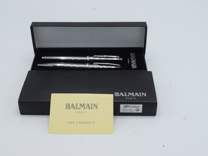 2 balpennen van Balmain Paris + doosje