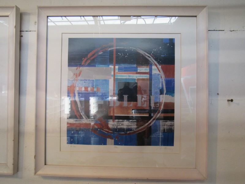 Litho van Nancy Aillery  " Blue "