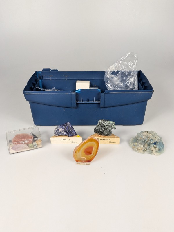 Lot mineralen & gesteenten