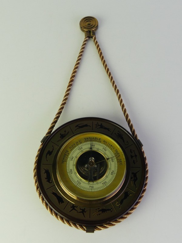 Vintage Wand Zodiac Barometer