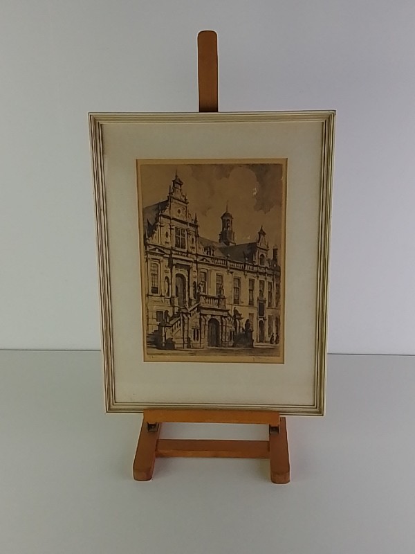 Ets – Stadhuis Leiden – Hendrikus Roodenburg (1895–1987)