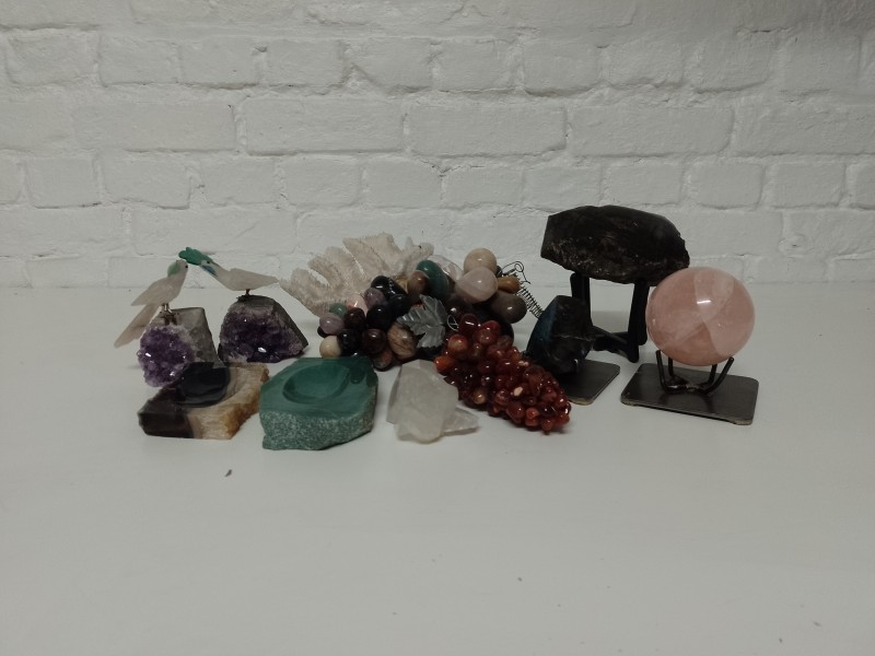 Lot sierstenen/halfedelstenen