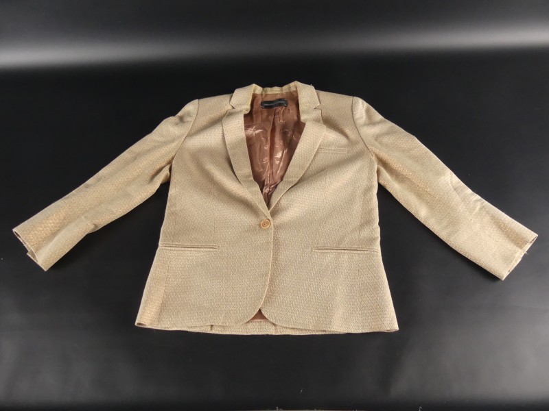 Beige damesblazer van Zadig & Voltaire - Model 'Volta Deluxe' - Maat 36