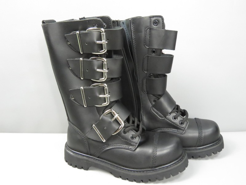 Inamagura laarzen met rits en gespen maat UK 5