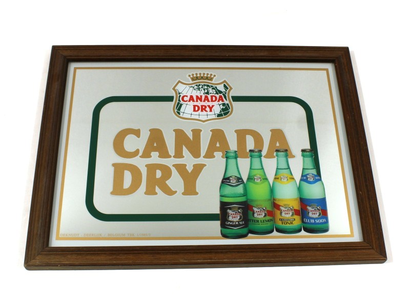Vintage Canada Dry Reclamespiegel