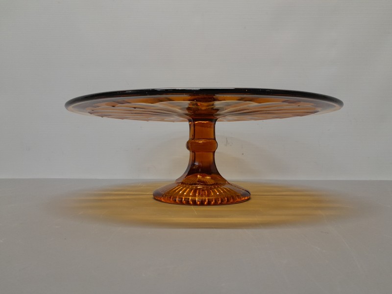 Vintage Luxval Taartschaal – Val Saint Lambert